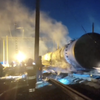 В Ростовській області росії на залізниці горить цистерна з паливом