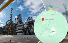 У Калузької області рф стався витік нафти після після атаки на НПЗ