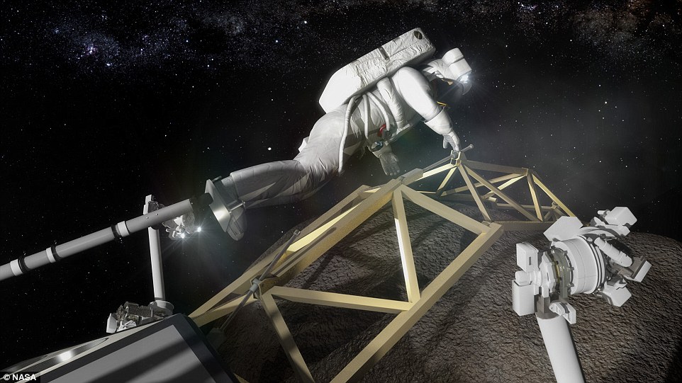 Астронавты превращают астероид в жилую орбитальную станцию