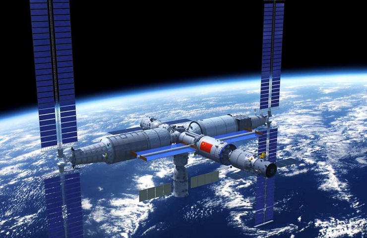 Китайская орбитальная станция "Тяньгун" ("Небесный дворец") 