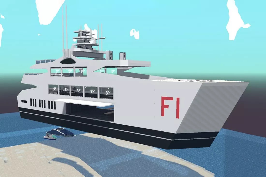 Metaflower Super Mega Yacht существует исключительно в цифровом виде