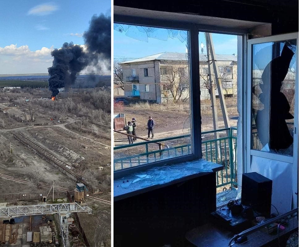 Луганская ТЭС остановлена, Врубовка и Счастье под вражеским огнем 