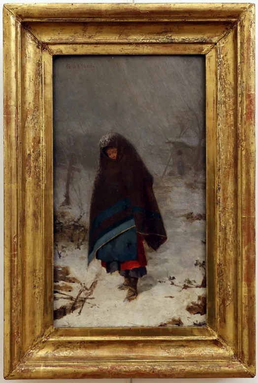 Картина Джакомо Ді Кіріко "Ефект снігу"