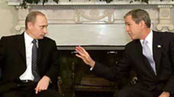 Буш и Путин провели телефонный разговор