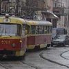 Киевский трамвай врезался в грузовик