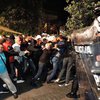 В Подгорице начались столкновения демонстрантов с полицией