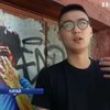 Китаєць малює графіті з фото реальних людей