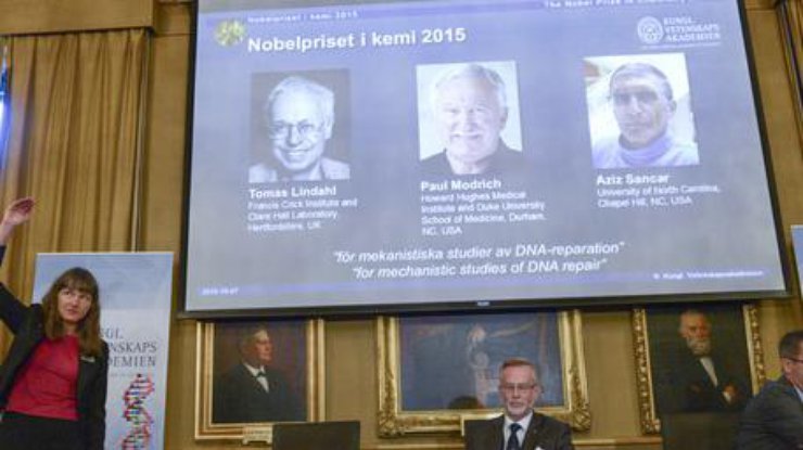 Лауреаты Нобелевской премии по химии изучали механизм восстановления ДНК