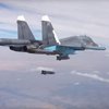 Россия с воздуха забрасывает Сирию бомбами (видео)