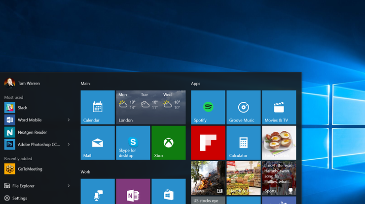 Операционная система Windows10
