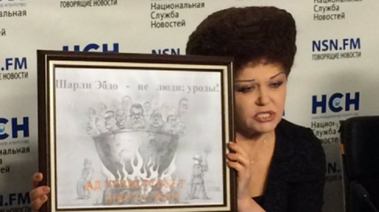 В России карикатуру на Януковича использовали против Charlie Hebdo