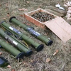 На Донбасі викрили рекордну кількість схованок зі зброєю