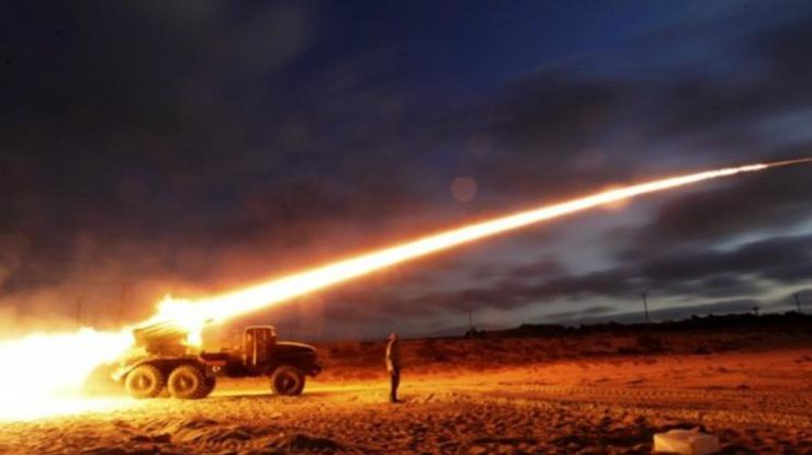 Горловку сепаратисты выжигают из реактивной артиллерии. Фото из архива