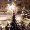 В Краматорске выпал первый снег