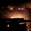 В Донецке от мощных обстрелов и взрывов начались пожары (фото)