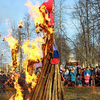 В Беларуси на масленицу сожги флаг России