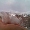 Крым и Донбасс замело снегом (фото)