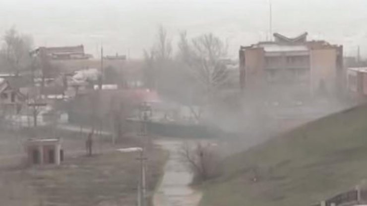 Террористы обстреливают Широкино 120-мм минометами