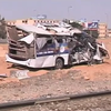 В Єгипті потяг розтрощив шкільний автобус