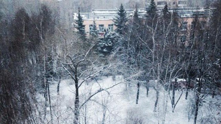 Апрельская зима в Москве