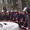 Пьяный на "Мерседесе" прорывался к Администрации президента в Киеве (видео)