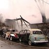 У центрі Одеси пожежа знищила ретро-автомобілі