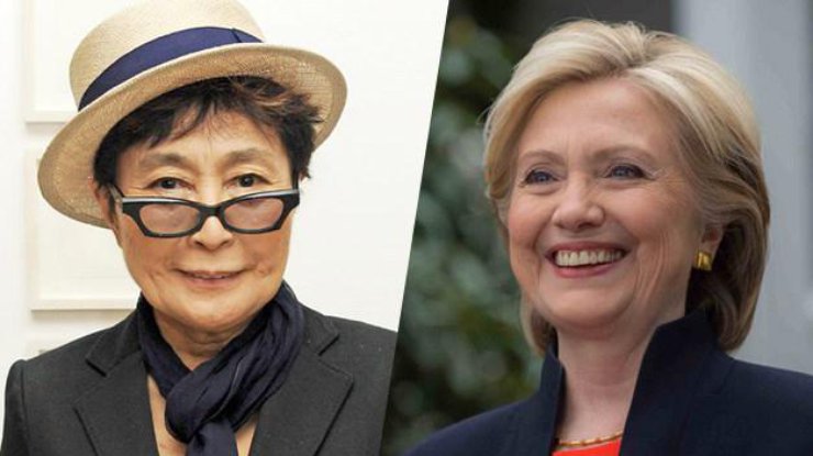 Йоко Оно шокировала мир признанием о романе с Клинтон