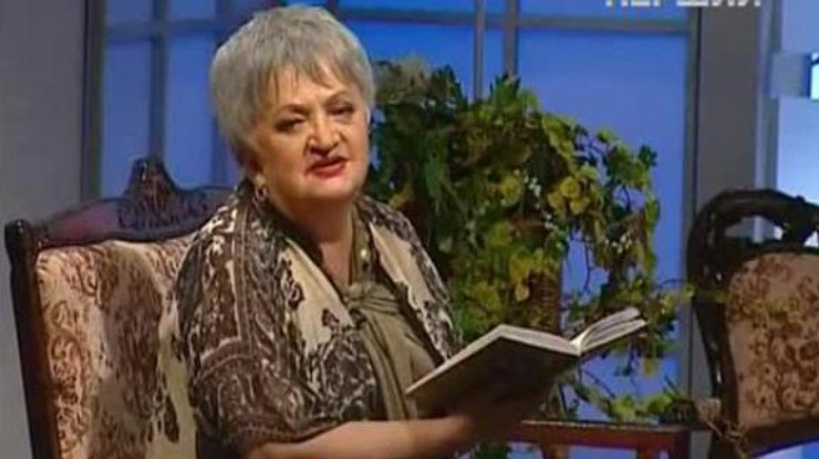 Тамара Щербатюк основала программу "Надвечір'я". Кадр из передачи