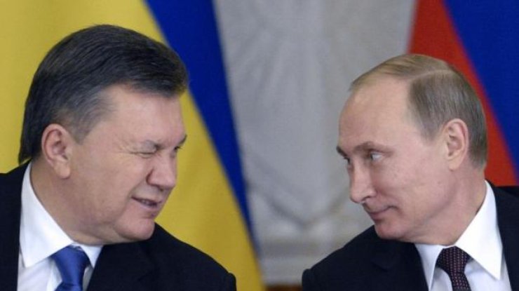 Беглый президент Янукович и Путин
