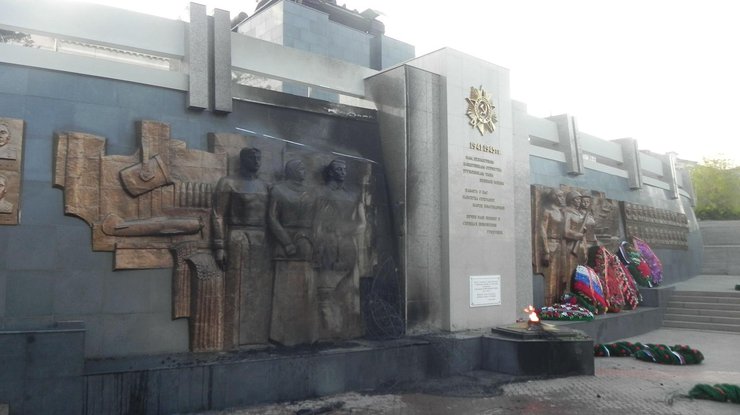 Памятнику нанесен ущерб