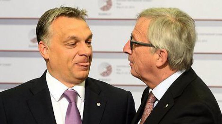 Юнкер подшутил на Орбаном