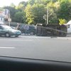 Из-за аварии перед мостом Патона центр Киева стал в пробках (фото)