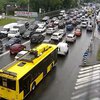 Центр Киева парализовали пробки из-за непогоды и аварий