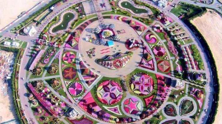 Невероятный сад в Дубае