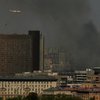 Пожар в Москве на ВДНХ поливают из вертолета (фото, видео)