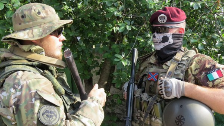 К боевикам ДНР присоединяются итальянцы. Фото vk/сводки от ополчения Новороссии