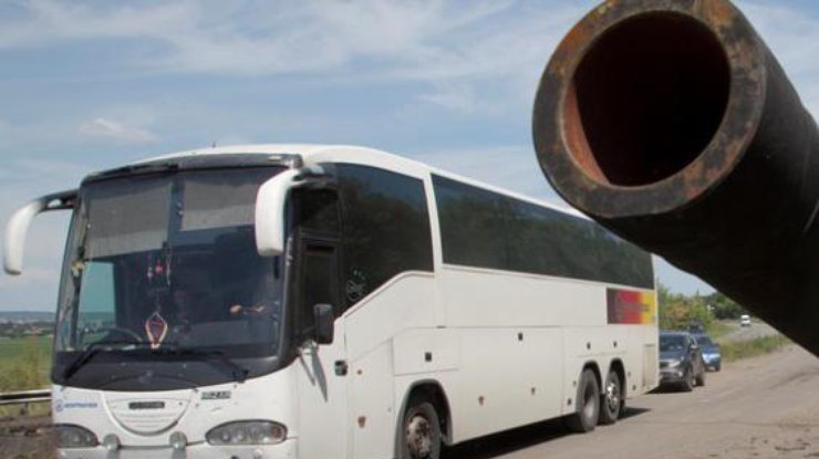 Автобусы из Донецка в Киев не ходят