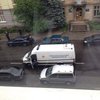 Во Львове гранатой взорвали автомобиль милиционера (фото)
