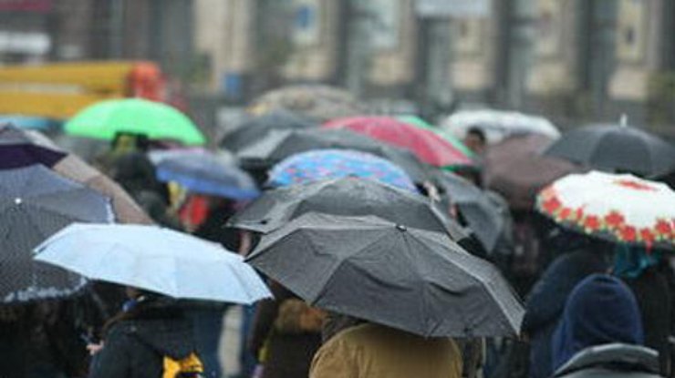 В Киеве ожидают сильный ливень