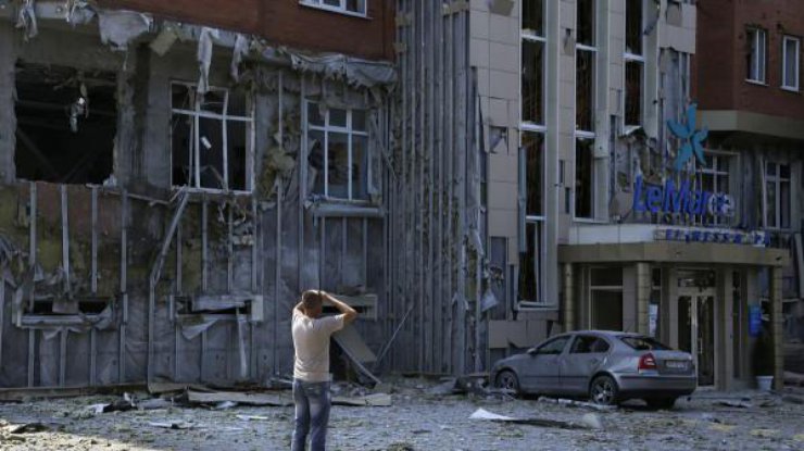 Взрывы слышны по всему Донецку. Фото из архива