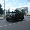 На Мукачево выдвинулась колонна бронетехники (фото, видео)