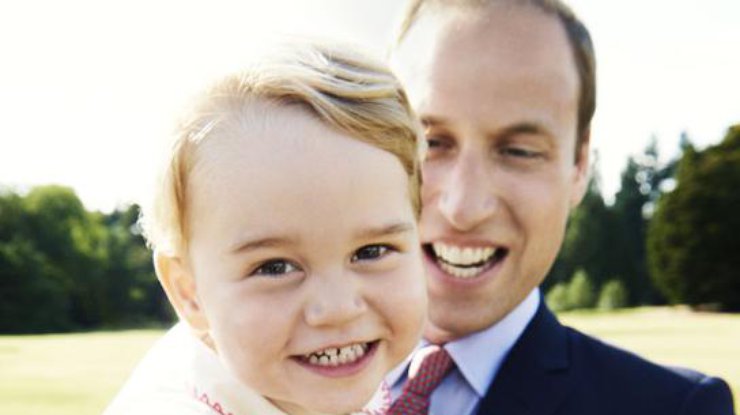 Новое фото принца Джорджа с отцом