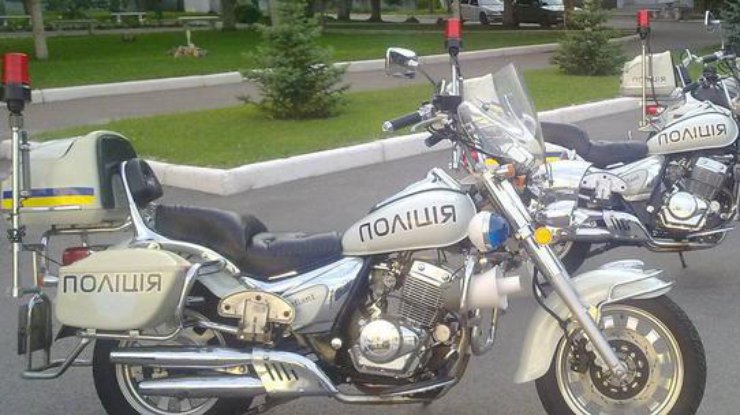 Новые мотоциклы для патрульных Киева. Instagram