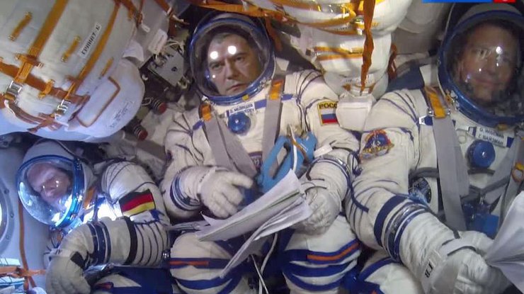 Дмитрий Медведев на станции МКС