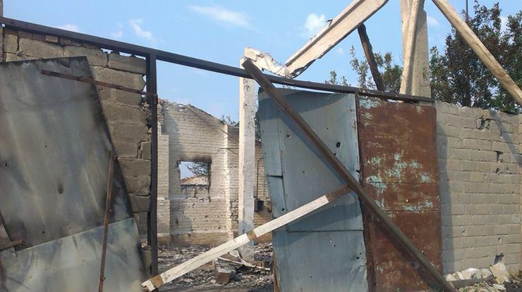 Боевики разрушают жилые районы населенных пунктов Донбасса 