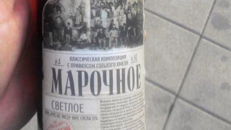 Пиво с хвалой Путину начали продавать в Донецке