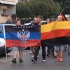 Неонацисты Германии вышли на марш с флагом ДНР