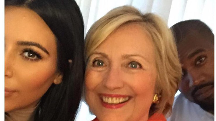 Селфи Клинтон и Кардашьян. Фото: instagram/kimkardashian