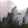 Под Киевом горит 5 гектаров леса (видео)