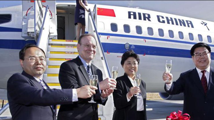 Boeing заключил договор с Китаем